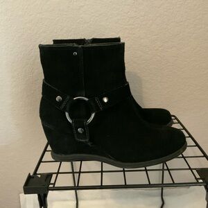 Black Suede Ankle Boots